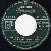 7inch Vinyl Single - Philippe Clay - Vise La Poupée - 3