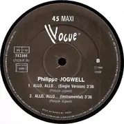 12inch Vinyl Single - Philippe Jogwell - Allo, Allo...