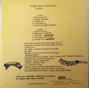 LP - Phillip Fraser - Early Days 79 - 80 - 81