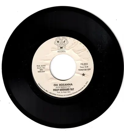 Phillip Goodhand-Tait - Oh Rosanna / Jeannie