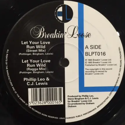 Phillip Leo & CJ Lewis - Let Your Love Run Wild