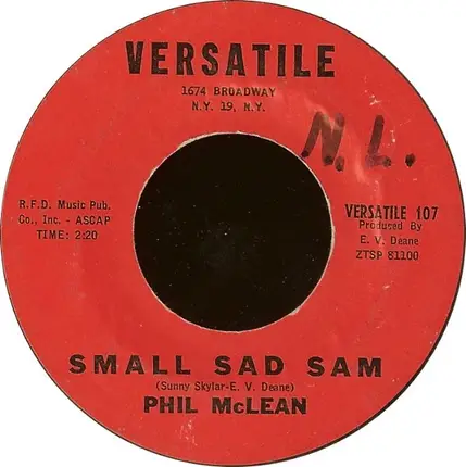 Phil McLean - Small Sad Sam / Chicken