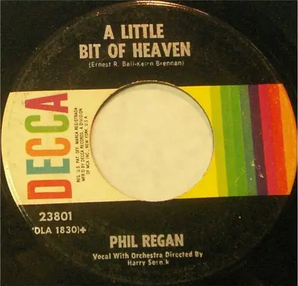 Phil Regan - A Little Bit Of Heaven / My Wild Irish Rose