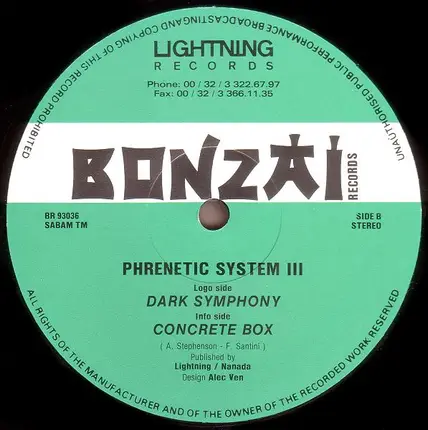 Phrenetic System - III