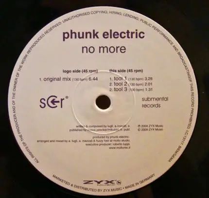 Phunk Electric - No More