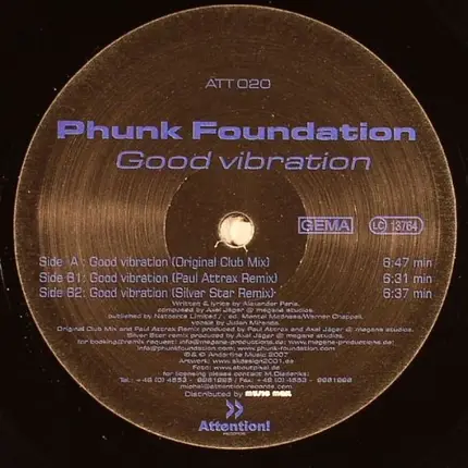Phunk Foundation - Good Vibration