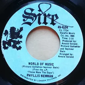 Phyllis Newman - World Of Music / Frank Mills