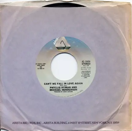 Phyllis Hyman And Michael Henderson - Can't We Fall in Love Again