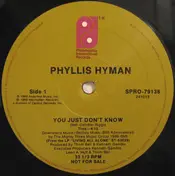 Phyllis Hyman - You Just Don't Know / Slow Dancin'