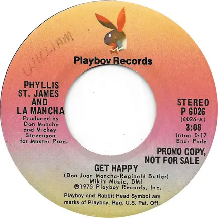 Phyllis St. James And La Mancha - Get Happy