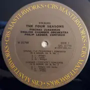 LP - Pinchas Zukerman Plays And Conducts Antonio Vivaldi , English Chamber Orchestra - The Four Seasons