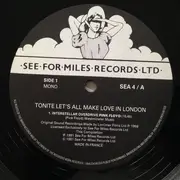 LP - Pink Floyd - Tonite Let's All Make Love In London ... Plus - Mono