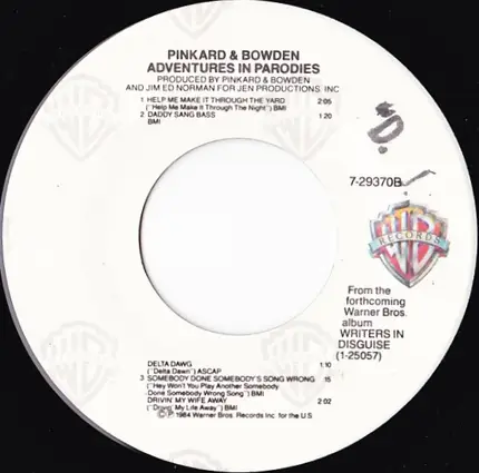 Pinkard & Bowden - Adventures In Parodies