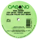 12'' - Pink Derby - Itsy Bitsy Teeny Weeny Yellow Polka Dot Bikini