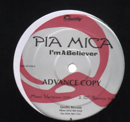 Piamica - I'm a Believer
