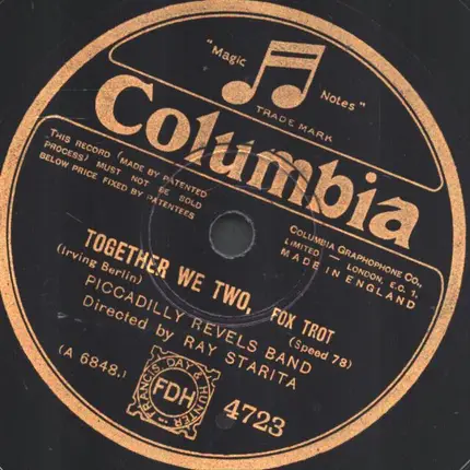 Piccadilly Revels Band - Together We Two / What'll You Do?
