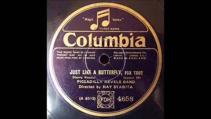 Piccadilly Revels Band - Just Like A Butterfly / My Blue Heaven