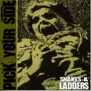 7inch Vinyl Single - Pick Your Side - Snakes & Ladders - + singel sided flexi disc, green & black pressing