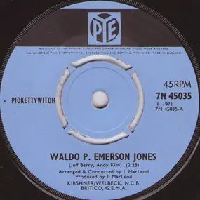 Pickettywitch - Waldo P. Emerson Jones