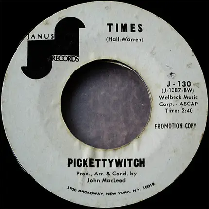 Pickettywitch - It's Like A Sad Old Kinda' Movie