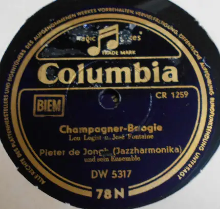 Pieter de Jongh Und Sein Ensemble - Champagner-Boogie / Böser Buben-Boogie