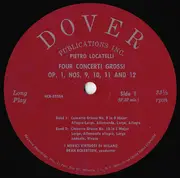 LP - Locatelli - Concerti Grossi, Opus 1 Nos. 9, 10, 11 And 12 - Mono