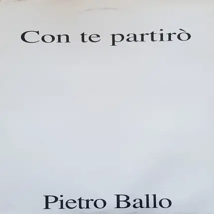 Pietro Ballo - Con te partiro