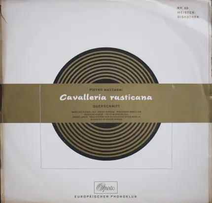 Mascagni - Cavalleria Rusticana / Querschnitt