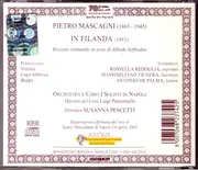 CD - Pietro Mascagni : Rossella Redoglia , Massimiliano Fichera , Antonio De Palma , Orchestra e Coro I - In Filanda