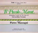 Double CD - Mascagni - Il Piccolo Marat