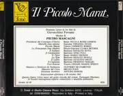 Double CD - Mascagni - Il Piccolo Marat