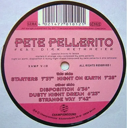 Pietro Pellerito Feat. Dirk Rethmeier - Untitled