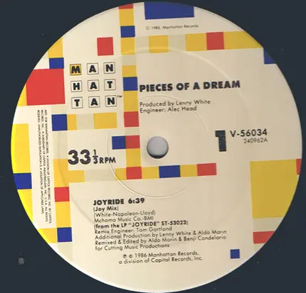 Pieces Of A Dream - Joyride