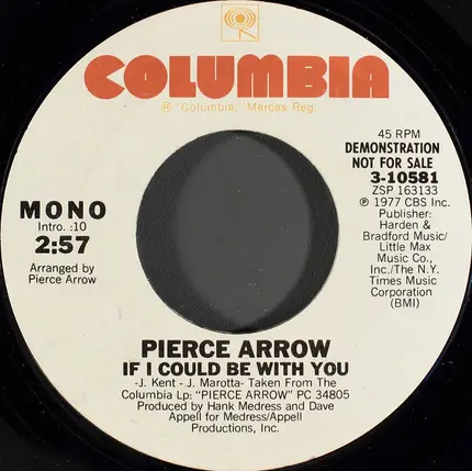 Pierce Arrow - If I Could Be With You
