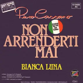 Piero Cassano - Non Arrenderti Mai