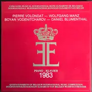 LP-Box - Pierre-Alain Volondat / Wolfgang Manz / Boyan Vodenitcharov / Daniel Blumenthal / Belgian National - Concours Musical International Reine Elisabeth De Belgique Piano 1983 - Hardcover Box + Booklet