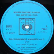LP - Pierre Boulez Conducts Béla Bartók / The New York Philharmonic Orchestra - The Miraculous Mandarin (Complete) / Dance Suite