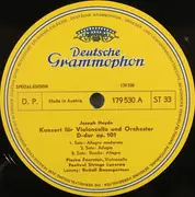 LP - Haydn / Boccherini - Rudolf Baumgartner - Cellokonzerte - Club-Edition