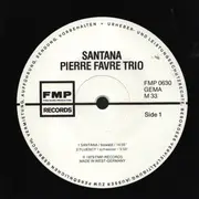 LP - Pierre Favre Trio - Santana - Mono