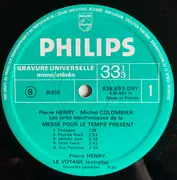 LP - Pierre Henry - Michel Colombier - Les Jerks Électroniques De La Messe Pour Le Temps Présent Et Musiques Concrètes Pour Maurice Béjart - Misprint