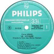 LP - Pierre Henry - Le Voyage (D'Après Le Livre Des Morts Tibétain)