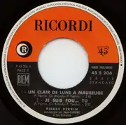 7inch Vinyl Single - Pierre Perrin - Un Clair De Lune A Maubeuge