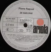 LP - Pierre Rapsat - Je Suis Moi