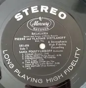 LP - Pierre & Vladimir Svetlanoff With The Sania Poustylnikoff Orchestra - Balalaika Music And Songs Of White Russia - Gatefold