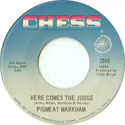 Pigmeat Markham - Here Comes The Judge / The Trial