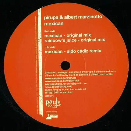 Pirupa & Albert Marzinotto - MEXICAN