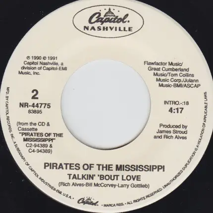 Pirates Of The Mississippi - Fighting For You / Talking' 'Bout Love