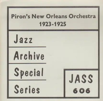 Piron's New Orleans Orchestra - 1923-1925