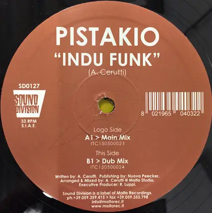 Pistakio - Indu Funk