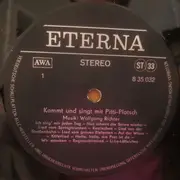 LP - Pittiplatsch - Kommt Und Singt Mit Pitti Platsch - Black Labels